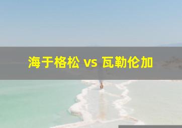 海于格松 vs 瓦勒伦加